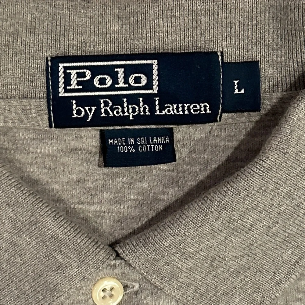 Polo by Ralph Lauren Heather Gray Polo Shirt L